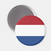 Nederland Flag Magnet Magneet (Voorkant / Achterkant)
