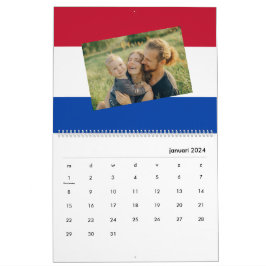 Nederland | Fotokalender | Nederlandse Vlag 2024 Kalender