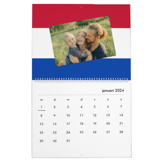 Nederland | Fotokalender | Nederlandse Vlag 2024 Kalender