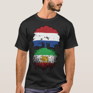 Nederland Gekweekte Iraanse Wortels Leeuw en Zon T-shirt