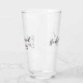 Nederland Heart Flag Glas (Links)