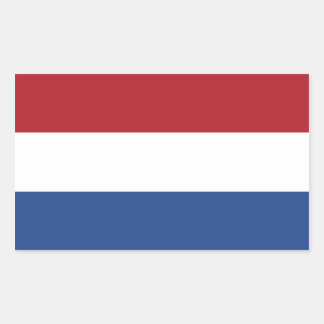 Nederland/Holland/Nederlands/Hollander Vlag Rechthoekige Sticker