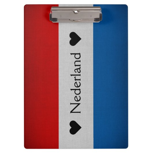 & Nederland Klembord (Voorkant)