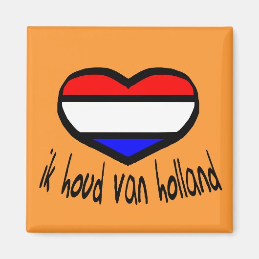 Nederland koelkastmagneet magneet (Voorkant)