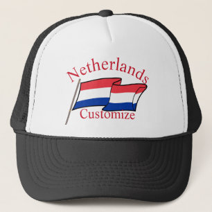 Nederland Land Vlag Thunder_Cove Trucker Pet