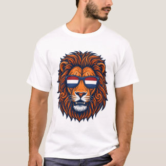 Nederland Leeuw Nederlands Vlag Holland Oranje Ned T-shirt
