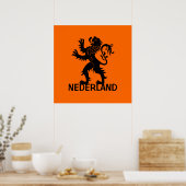 Nederland Lion Poster (Keuken)