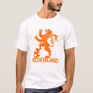 Nederland Lion T-Shirt - Nederlands Shirt voetbal