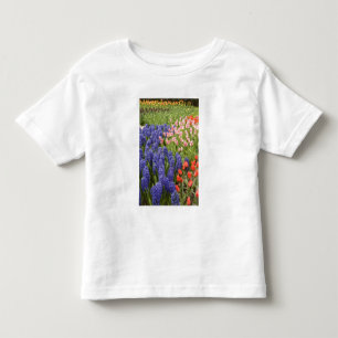 Nederland, Lisse. Keukenhof 2 Kinder Shirts