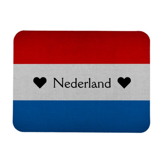 & Nederland Magneet (Horizontaal)
