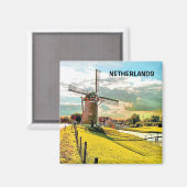 NEDERLAND MAGNEET (Voorkant / Achterkant)