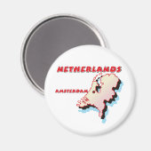 Nederland Magnet Magneet (Voorkant / Achterkant)