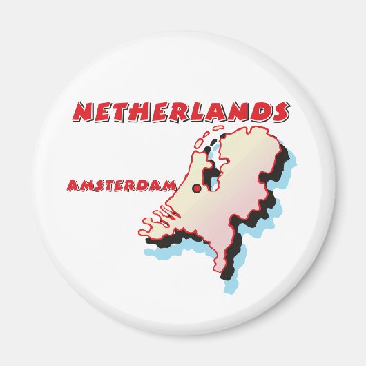 Nederland Magnet Magneet (Voorkant)