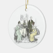 Nederland merkt Jane Austen Pride en Prejudice op Keramisch Ornament (Links)