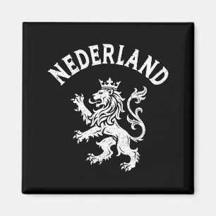 Nederland Nederland Leeuw Nederlands Holland Vinta Magneet