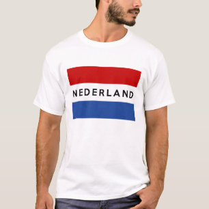 nederland - nederland - tekstnaam nederland nederl t-shirt