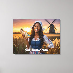NEDERLAND - NEDERLANDS CANVAS AFDRUK