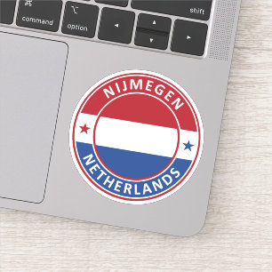 Nederland, Nijmegen Sticker