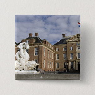 Nederland (ook bekend als Holland), Apeldoorn bij Vierkante Button 5,1 Cm