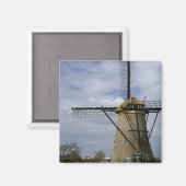 Nederland (ook bekend als Holland), Kinderdijk. 19 Magneet (Voorkant / Achterkant)