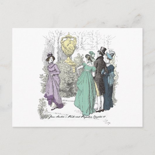 Nederland pad - Jane Austen Pride & Prejudice Briefkaart (Voorkant)