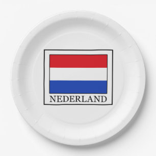 Nederland Papieren Bordje