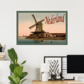 Nederland ~ Poster Vintage voyage (Bureau à domicile)
