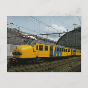 Nederland, rijdende ME elektrische auto's Briefkaart