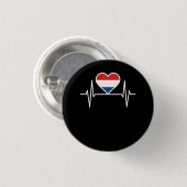 Nederland Ronde Button 3,2 Cm (Voorkant /achterkant)