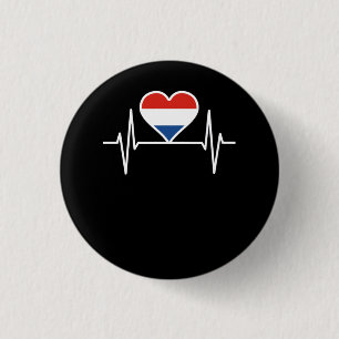 Nederland Ronde Button 3,2 Cm