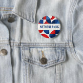 Nederland Ronde Button 5,7 Cm (In situ)