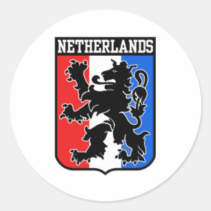 Nederland Ronde Sticker