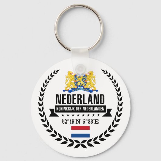 Nederland Sleutelhanger (Voorkant)