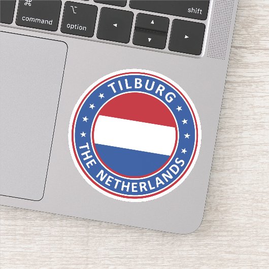 Nederland, Tilburg Sticker (Detail)