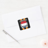 Nederland Vierkante Sticker (Envelop)
