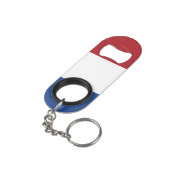 Nederland Vlag bocnt Mini Flessenopener (Achterkant Gekanteld)