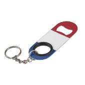 Nederland Vlag bocnt Mini Flessenopener (Voorkant Gekanteld)