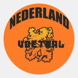 Nederland Voetbal 2010 Gifts Ronde Sticker