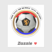 Nederland Voetbal Sport Sticker (Vel)