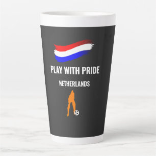 Nederland Voetbal Trots 2026 T-shirt Latte Mok