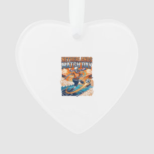 Nederland Wedstrijddag Skelet Aanvaller Naties Hig Ornament
