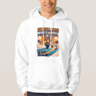 Nederland Wedstrijddag Skeleton Aanvaller Landen H Hoodie