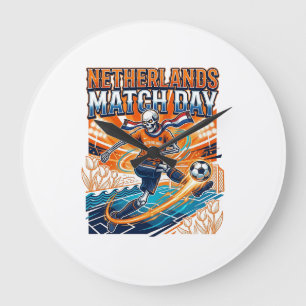 Nederland Wedstrijddag Skeleton Striker Landen Hig Grote Klok