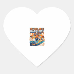 Nederland Wedstrijddag Skeleton Striker Landen Hig Hart Sticker