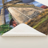 Nederland Windmolen Sherpa Blanket Deken (3/4)