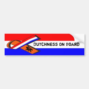Nederlanderschap Aan Boord Bumpersticker