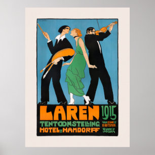 Nederlands Adverteren Poster Laren 1915