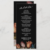 Nederlands Ambrosius Bosschaert Bloemenolieverfsch Menu (Voorkant / Achterkant)