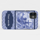 Nederlands Blauw Delft afbeelding Case-Mate iPhone Case (Achterkant (horizontaal))