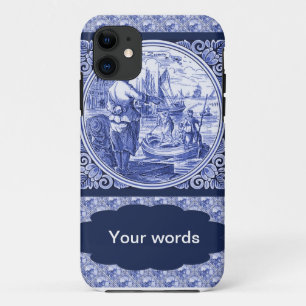  Nederlands Blauw Delft afbeelding iPhone 11 Hoesje